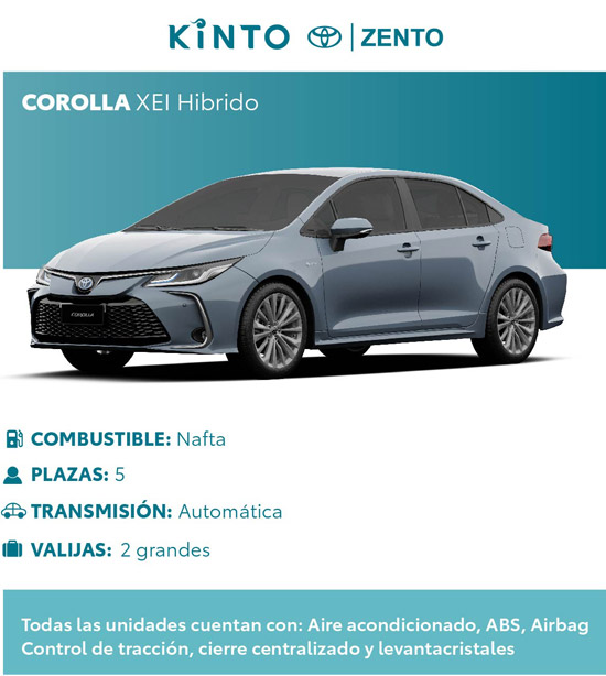 Ficha Corolla XEI Híbrido